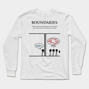 BOUNDARIES Long Sleeve T-Shirt